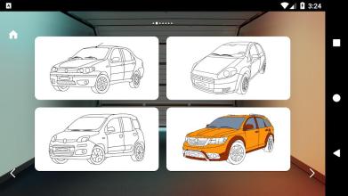 Italian Cars Coloring Book截图5