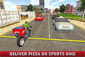 Moto Pizza Delivery Boy 3D截图4