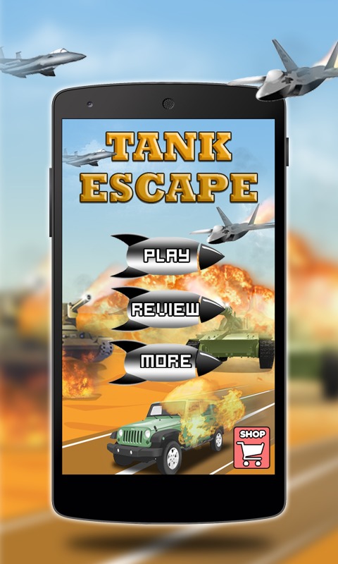 Tank Escape VS Car Racing截图1