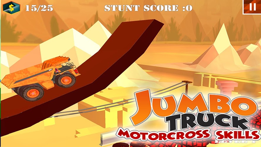 Big Truck mmx Uphill Top stunt截图2