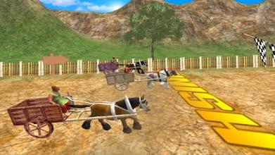 Horse Cart Racing Simulator 3D截图2