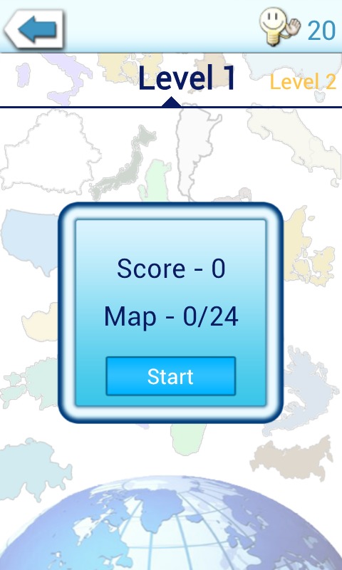 World Map Quiz Puzzle截图2