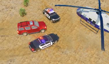 Offroad Jeep Prado Driving - Police Chase Games截图3