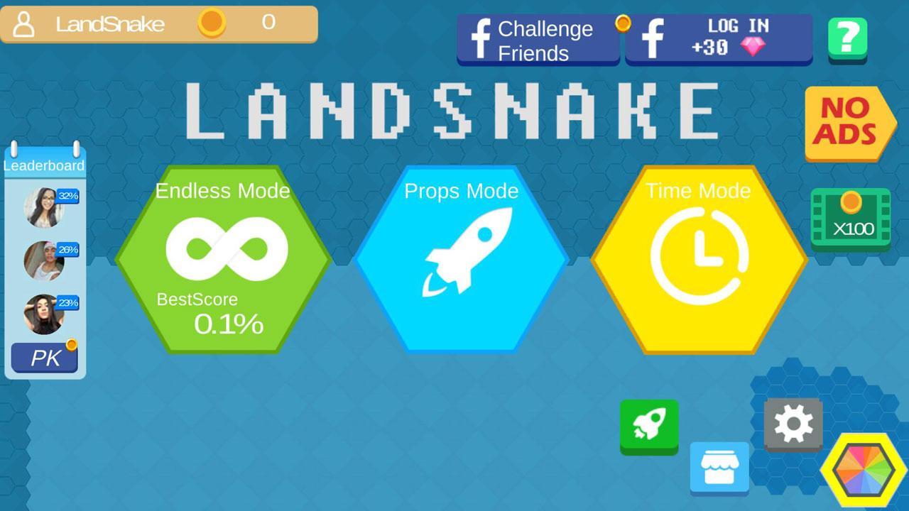 Land Snake.io 2截图1