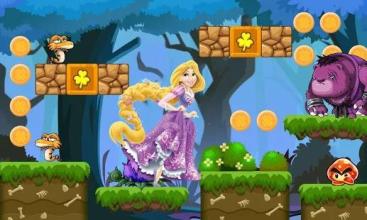 Royal Princess Rapunzel Runner - Girl Survival Run截图2