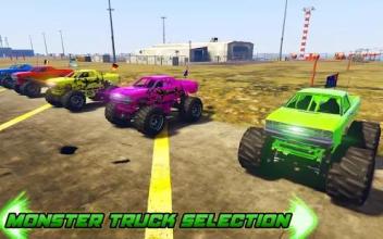 Superhero Monster Truck Race: Monster Bulk Stunts截图1