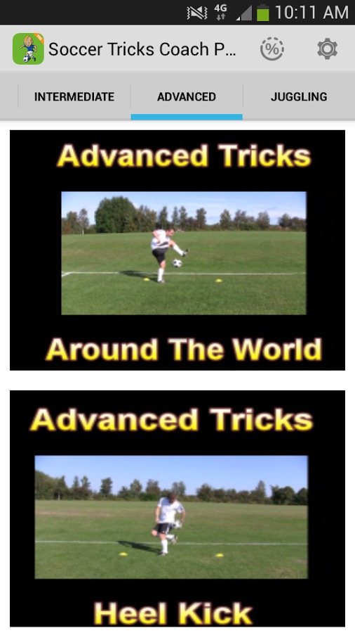 Soccer Tricks Coach Lite截图5