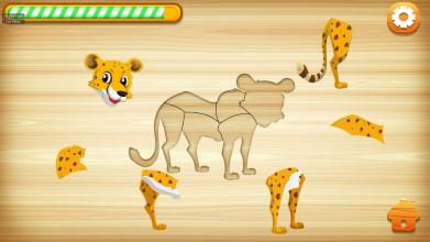 Animals puzzles games for toddlers and kids截图4