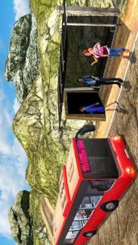 Offroad Tourist Bus Uphill Mountain Drive截图