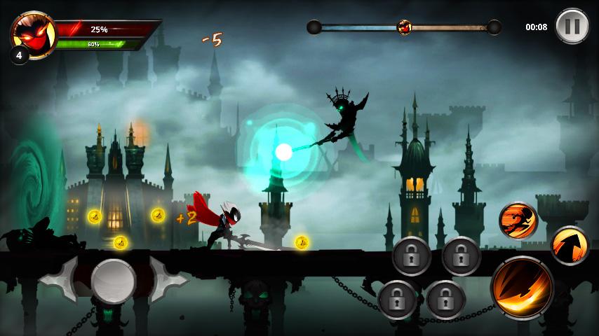 Stickman Warrior: League of Shadow Fighter - RPG截图1