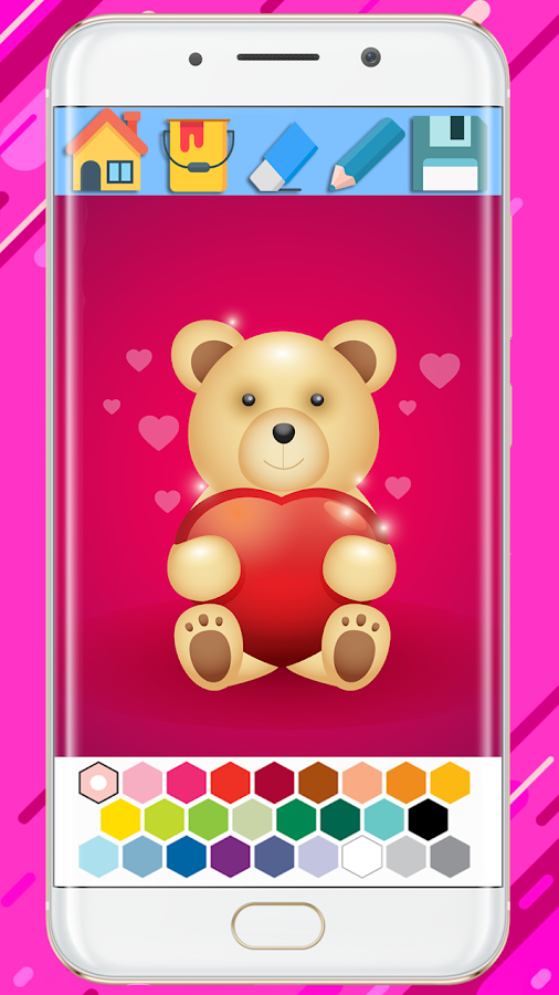 Teddy Bears Coloring Mandala 2018截图4