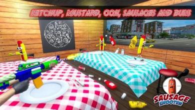 Sausage Shooter Gun Game – Shooting Games for Free截图2