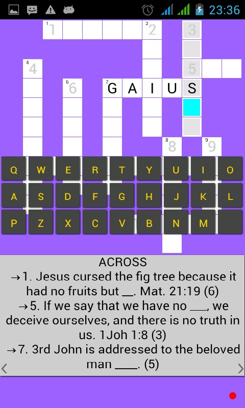 Bible Crossword截图4