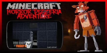 FNAF Horror Pizzeria Adventure map MCPE截图1