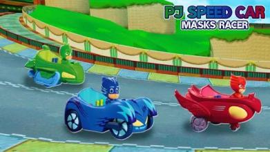 Pj Speed Car: Masks Racer截图1