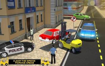 Forklift Games: Rear Wheels Forklift Driving截图2