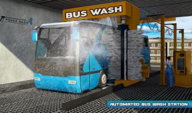 Smart Bus Wash Service: Gas Station Parking Games截图5