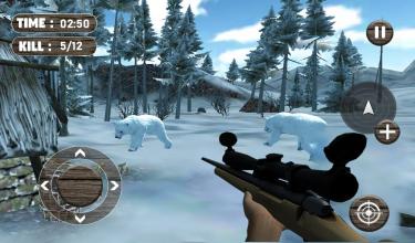 Polar Bear Shoot Hunter 3d : Hunting Games 2018截图3