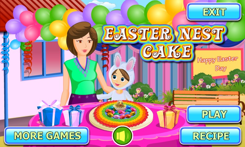 Easter Nest Cake Cooking截图1