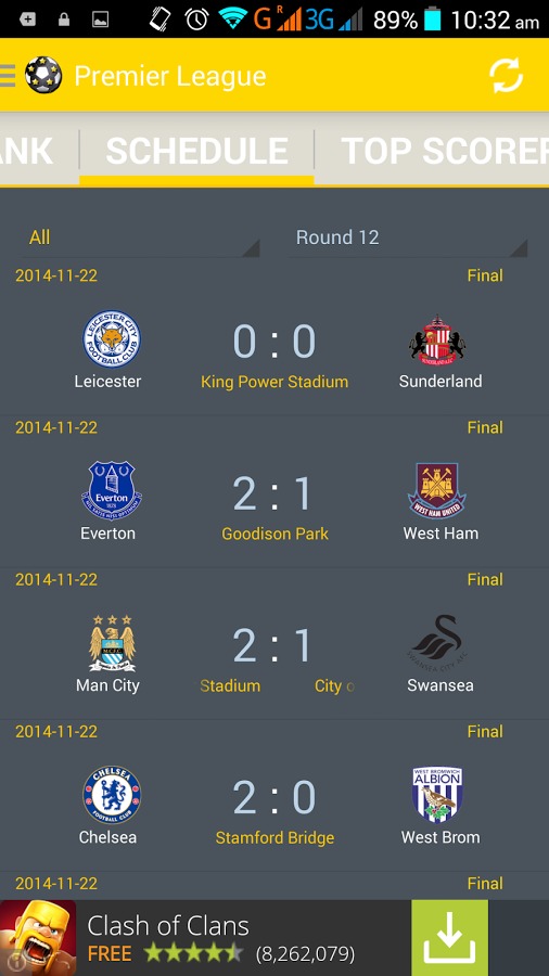 Football Multi Live Score截图3