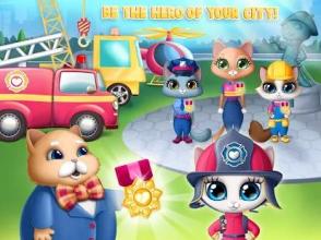 Kitty Meow Meow City Heroes - Cats to the Rescue!截图2