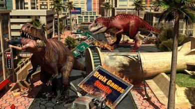 Jurassic Escape Dino City Rampage Simulation 3D截图3