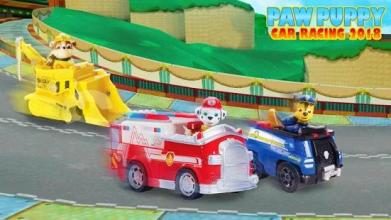 Paw Puppy Car Racing 2018截图2