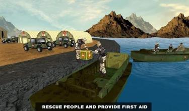 US Army Helicopter Rescue: Ambulance Driving Games截图2