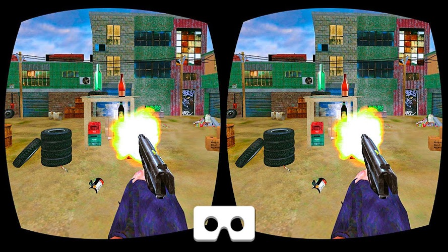 VR Real Bottle Shooting截图3