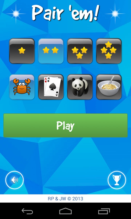 Pairs Game: A Memory Game截图1