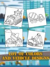 *️ Construction Vehicle Truck - Coloring Book *截图1