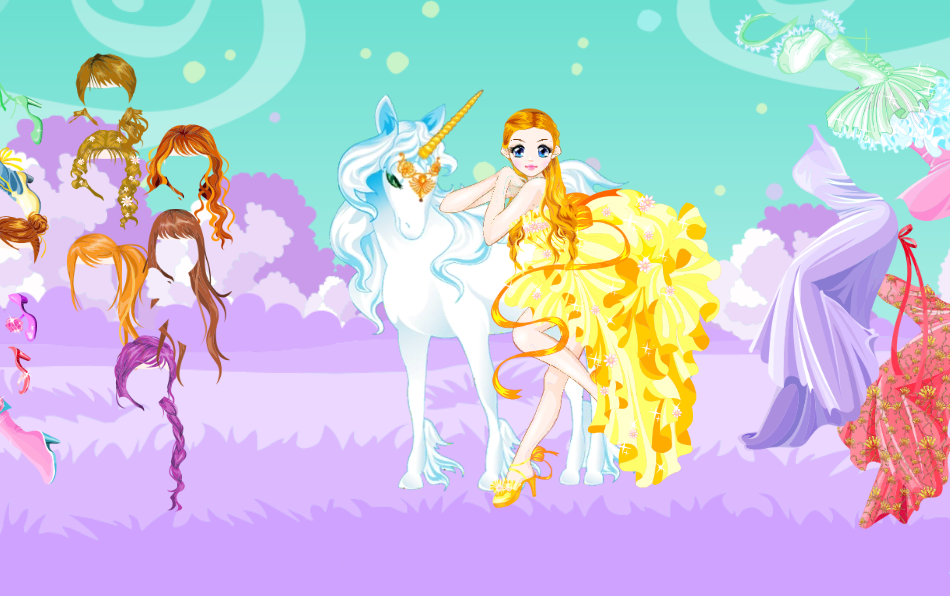 Fairy and the Unicorn Dressup截图5