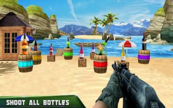 Xtreme Gun Bottle Shooter: Pro 3D Free Game截图3