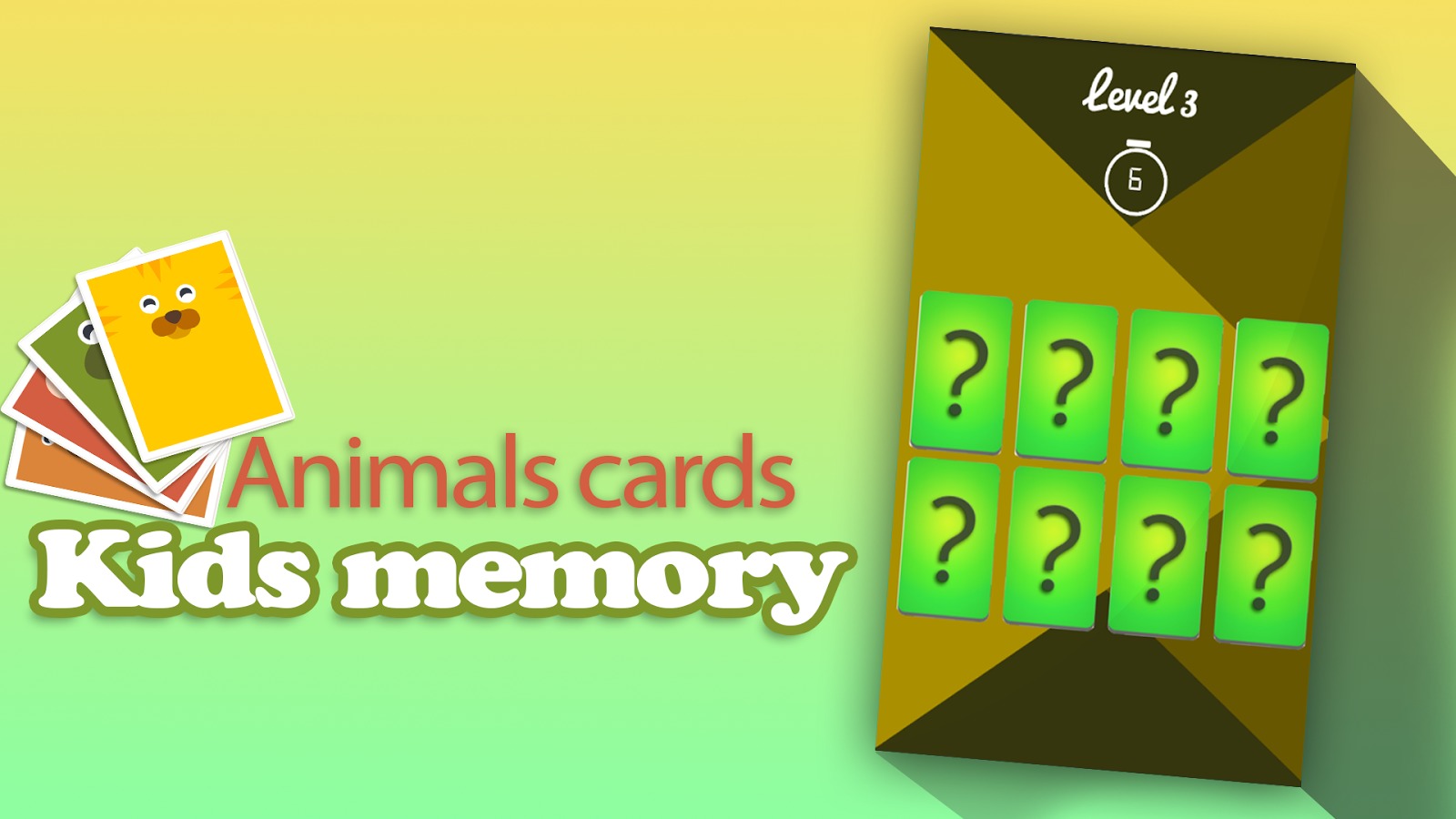 Kids memory: Animals cards截图4