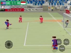 Blocky Soccer Leagues 2018: Cubic Football Stars截图4