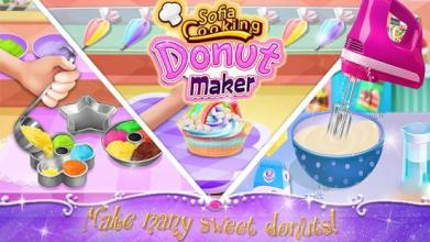 ** Sofia Cooking Games : Donut Maker for Girls截图2