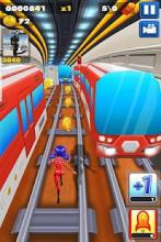 Subway Ladybug Princess Surf Run截图2