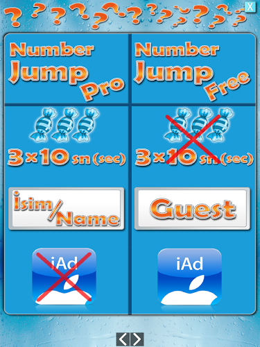 FreeNumberJump Tab截图3