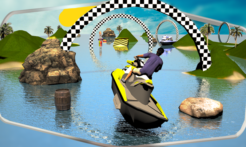 Jet Ski Driving Simulator 3D截图1