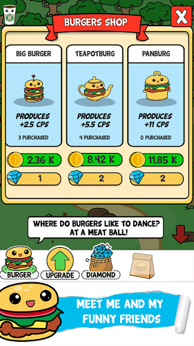 Burger Food Evolution Clicker截图3