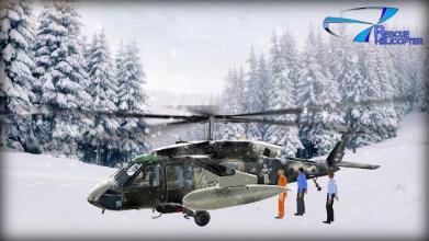 Helicopter Simulator Rescue Force Emergency Team截图3