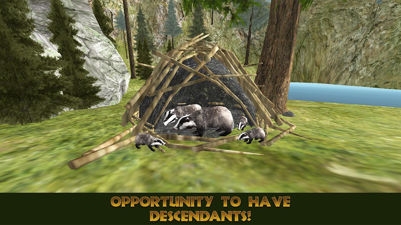 Badger Simulator - Animals Wild Life 3D截图4