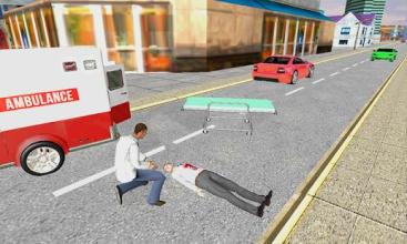 Ambulance Rescue Game Simulator 2018截图2