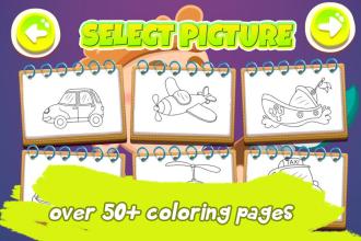 Early childhood education - Car Colouring Games截图4