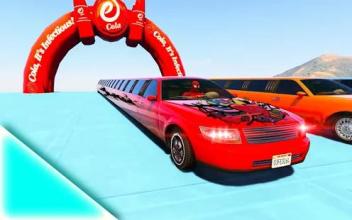 Superhero Limousine Car Driving: Limo Car Stunts截图4