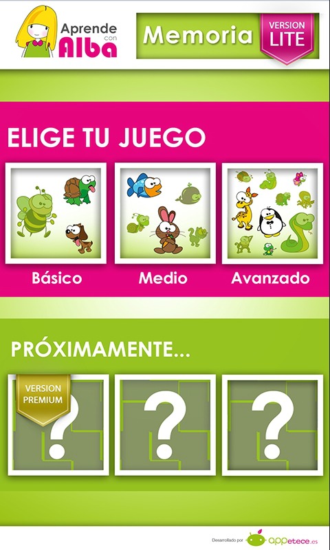 Juego Educativo: Memoria Lite截图2