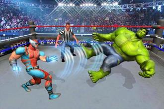 Superhero Wrestling Ring Battle Arena Fighter截图3