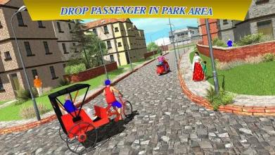 Cycle Rickshaw Driving Simulator 2018: Tuk Tuk Sim截图2