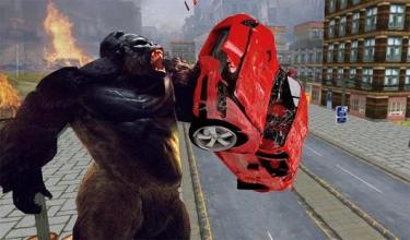 Angry Wild King Kong Rampage: Gorilla City Smasher截图4