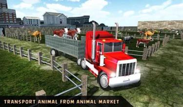 Farm Animal Truck Driving Transport Simulator截图3